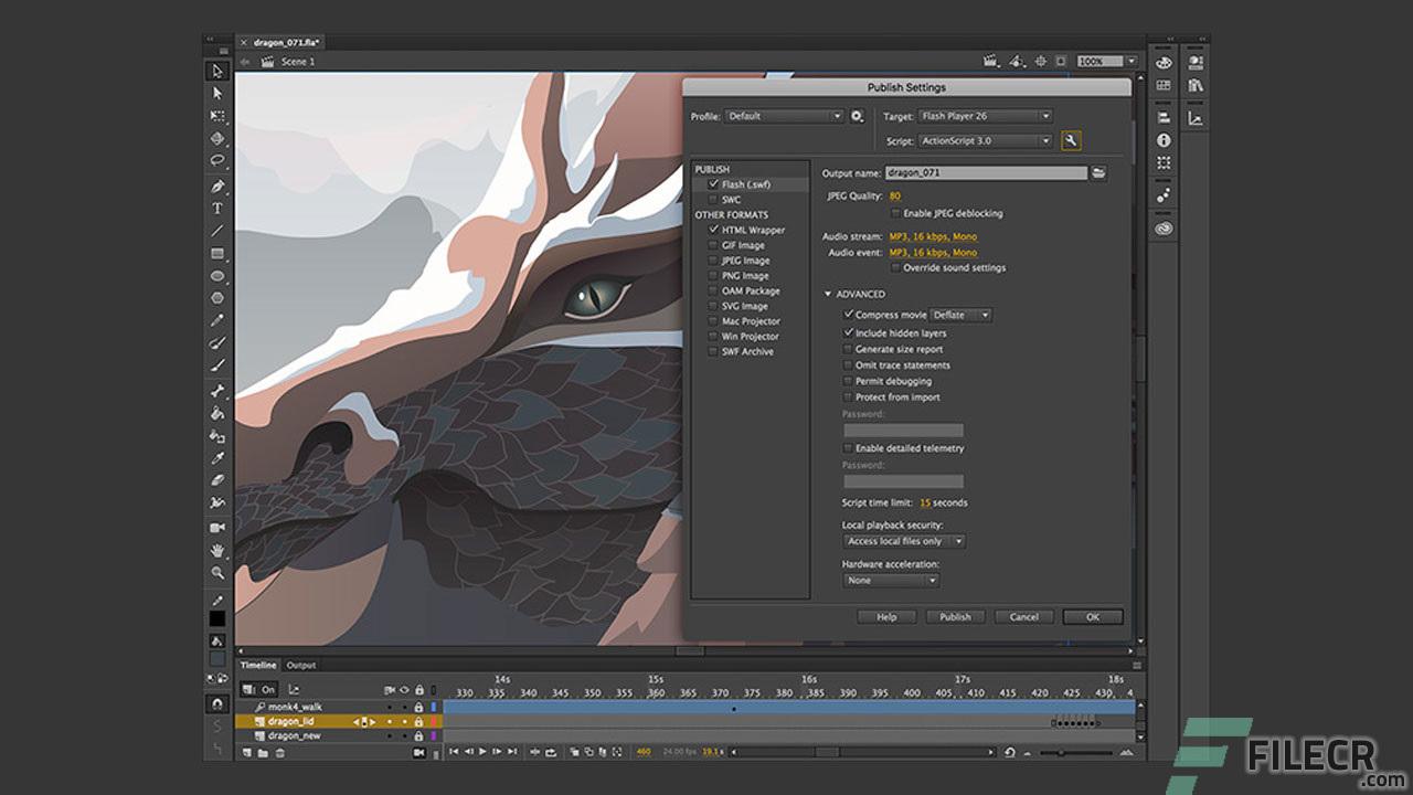 Adobe Animate 2024 v24.0 for MacOS FileCR