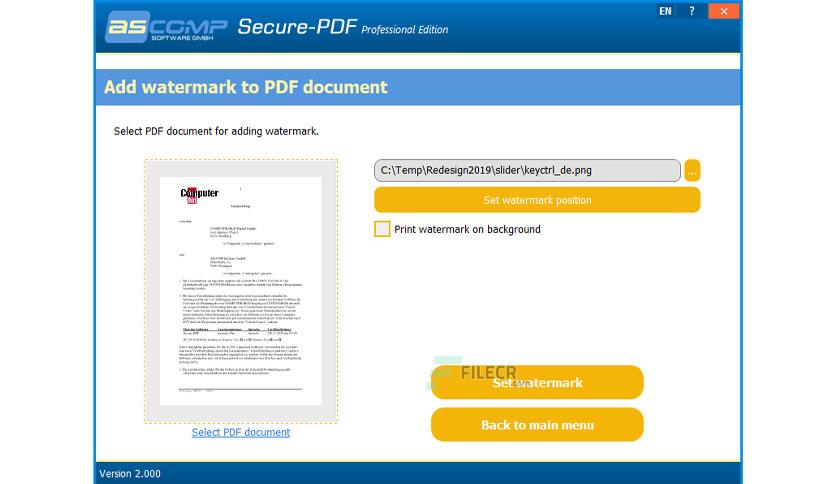 Secure-PDF Professional 3