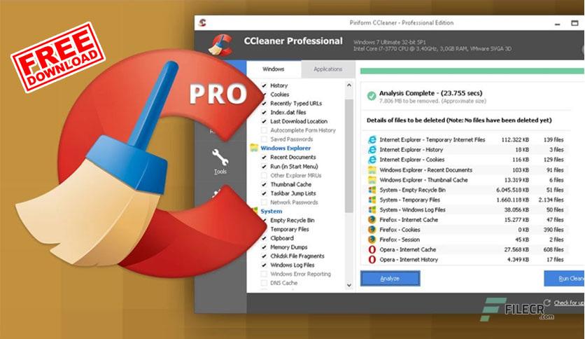 CCleaner 6.24.11060 Full Version