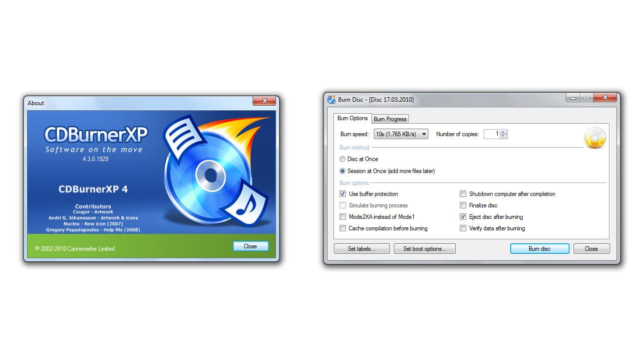 Télécharger CDBurnerXP (gratuit) Windows - Clubic