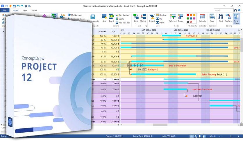 ConceptDraw PROJECT 14.0.0.320 Free Download - FileCR