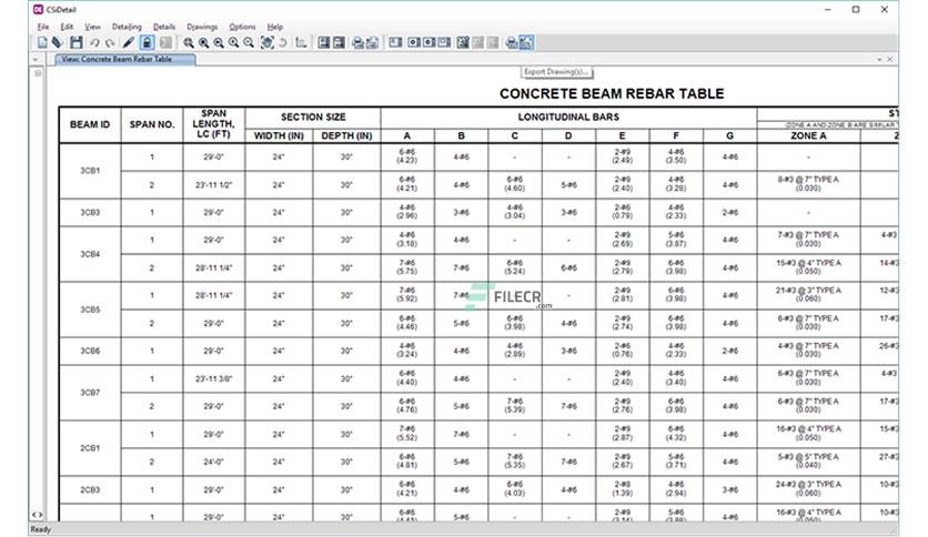 CSI Detail 20.0.0 Build 827 Free Download - FileCR