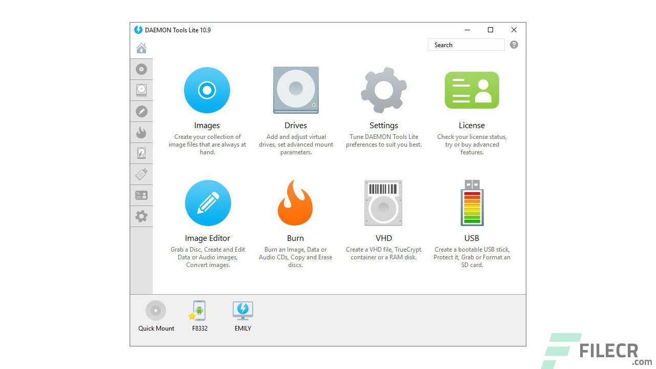 DAEMON Tools Lite Download (Latest 2024) - FileCR