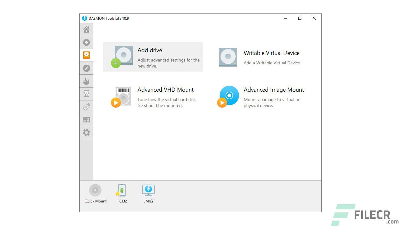 DAEMON Tools Lite Download (Latest 2024) - FileCR