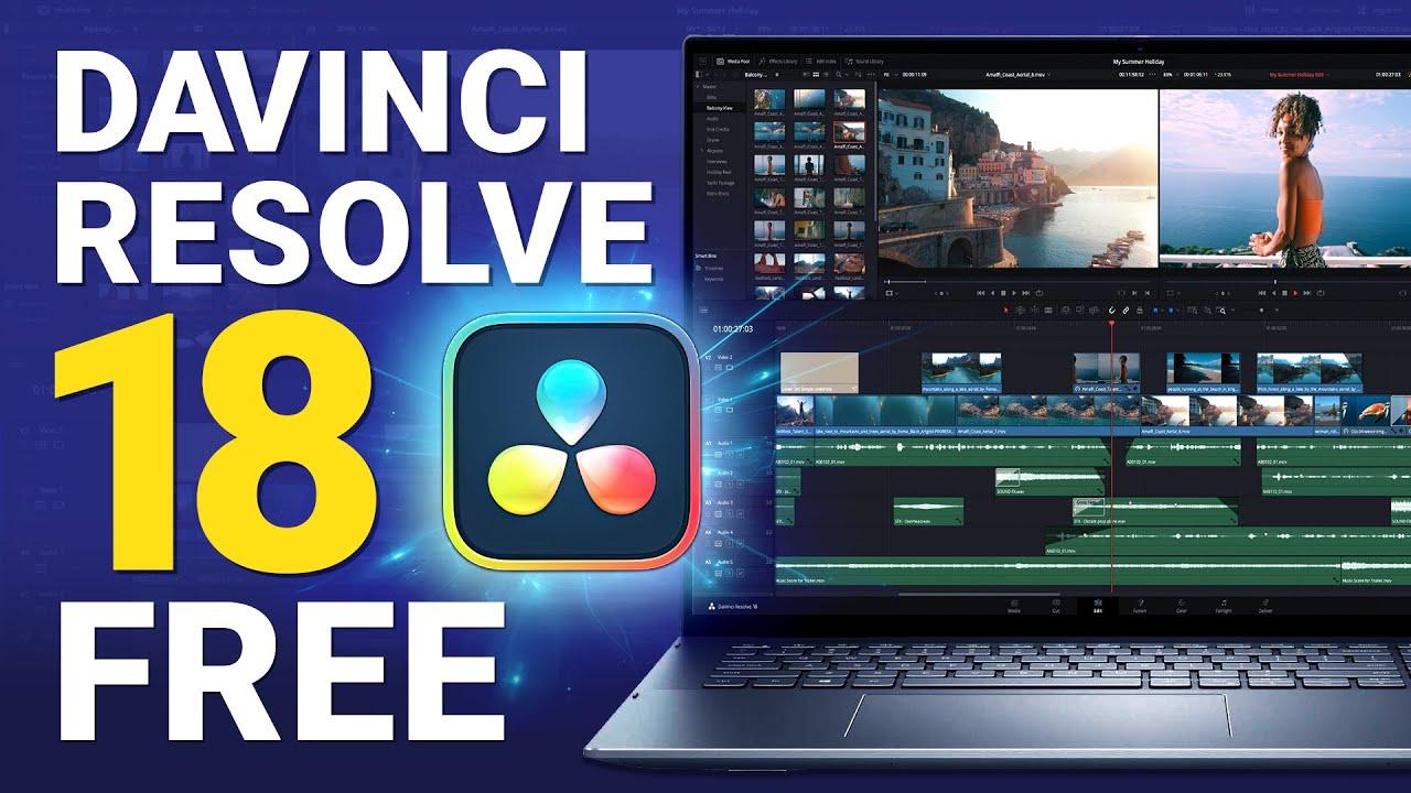 pistol fantastisk specifikation DaVinci Resolve Studio 18.5.1.0006 Free Download - FileCR