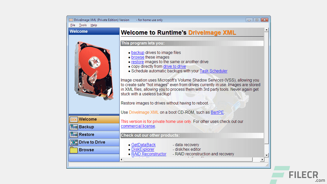 DriveImage XML Free Download Latest Full Version FileCR