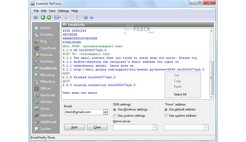 Essential NetTools 4.4 Build 302 Free Download - FileCR