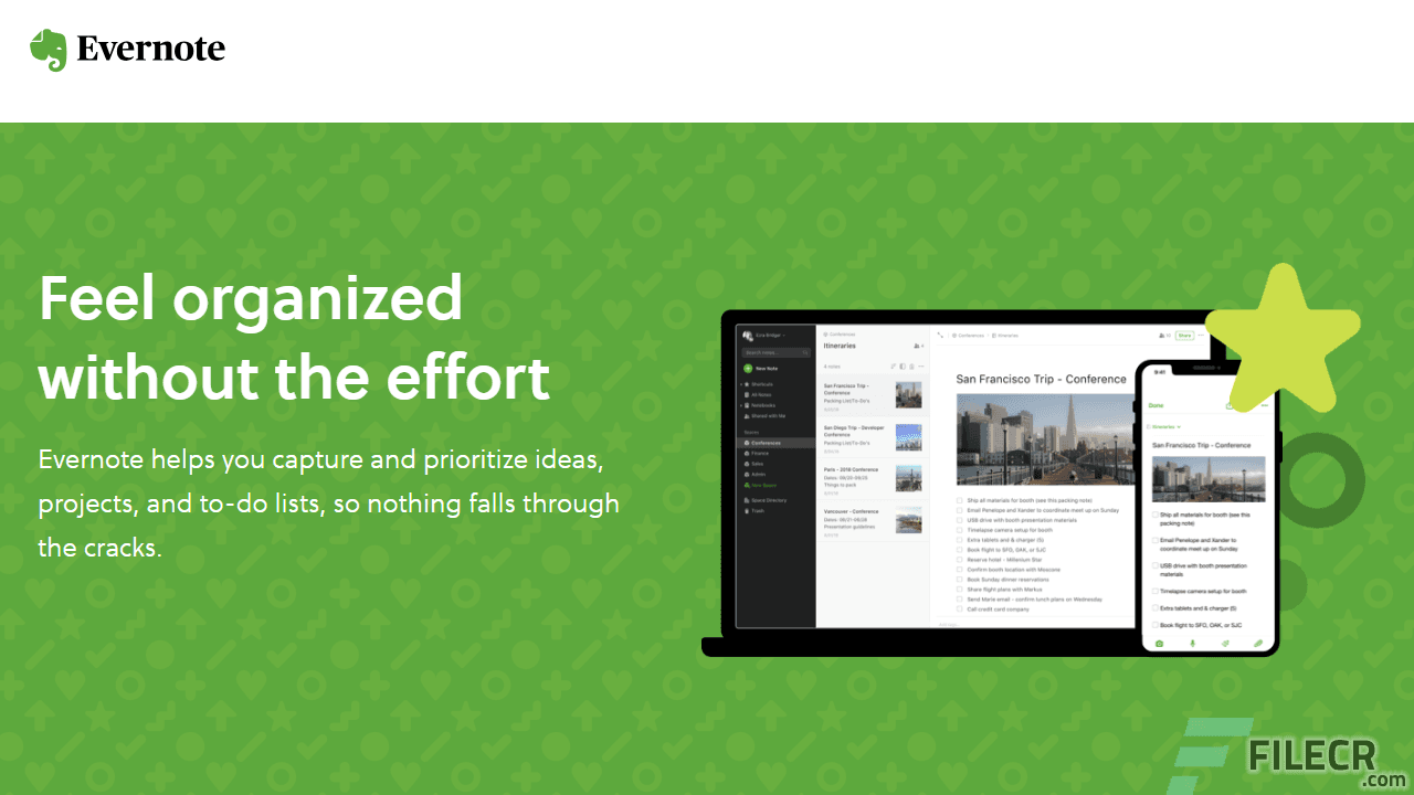 Evernote Free Download (Latest 2024) FileCR