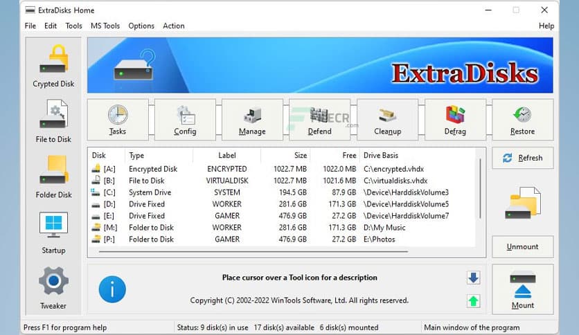 ExtraDisks Home 26.2.1 Full Version Download - FileCR
