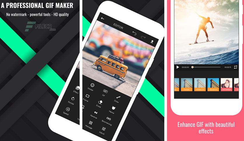 GIF Maker-GIF Editor Pro APK + Mod for Android.