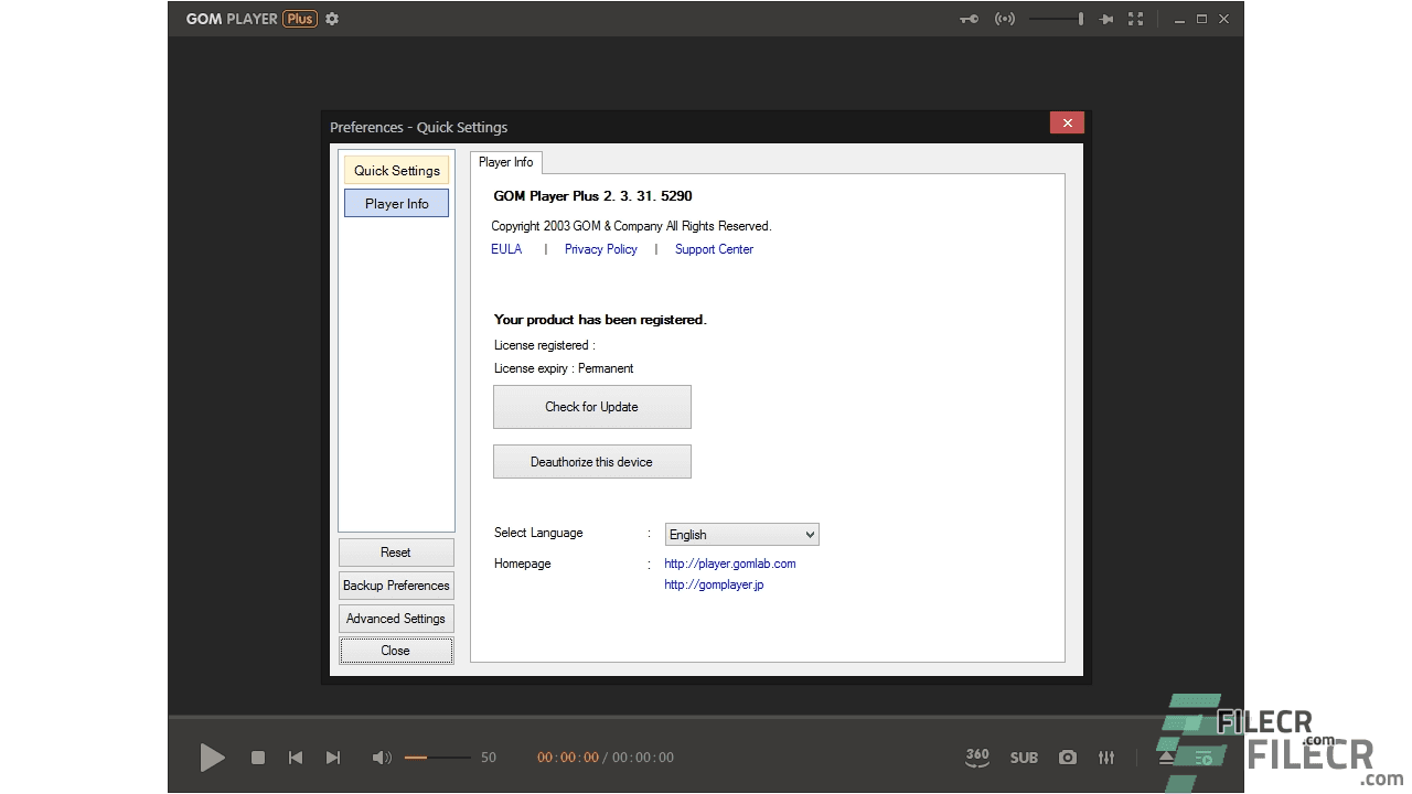 Now downloading: GOM Player 2.3.90.5360