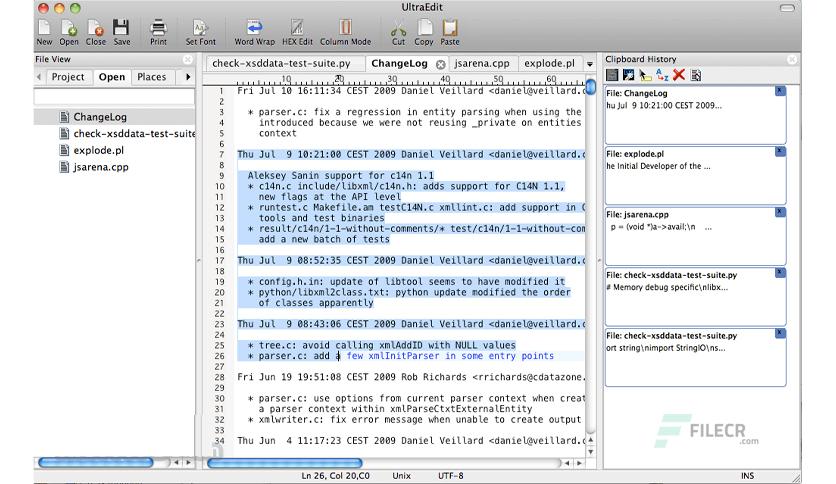 Mac Text Editor - UltraEdit