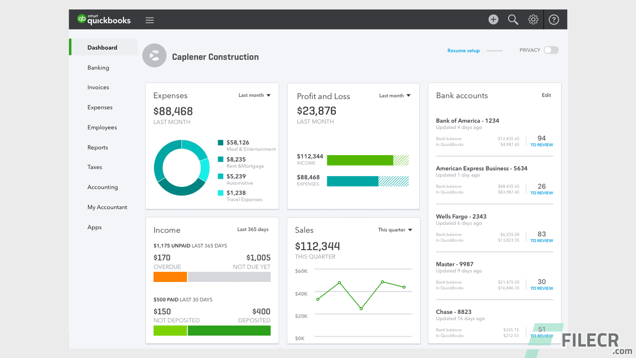 Intuit QuickBooks Enterprise Download (Latest 2024) FileCR