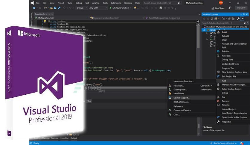 Microsoft Visual Studio 2019 V16.11.22 Free Download - FileCR