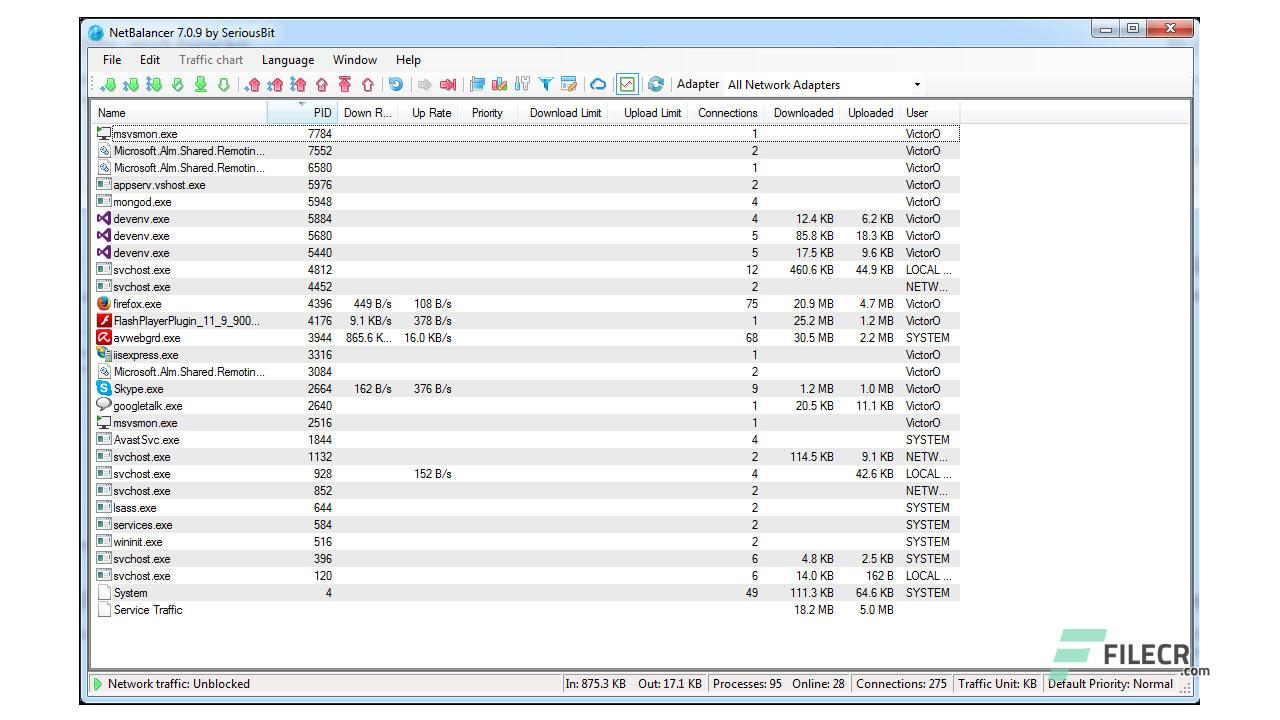 NetBalancer 12.2.4.3626 Free Download - FileCR