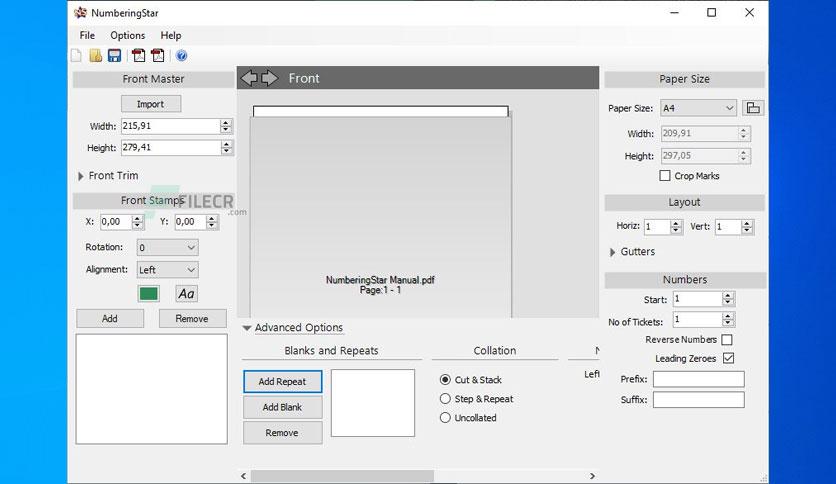 NumberingStar 4.0.1 Full Version Free Download - FileCR