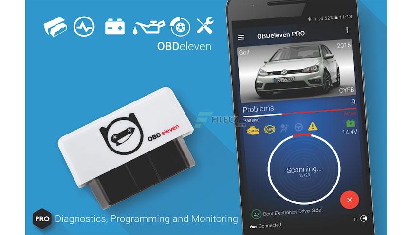 OBDeleven PRO Smart Car Diagnostic System with Access and Control Program