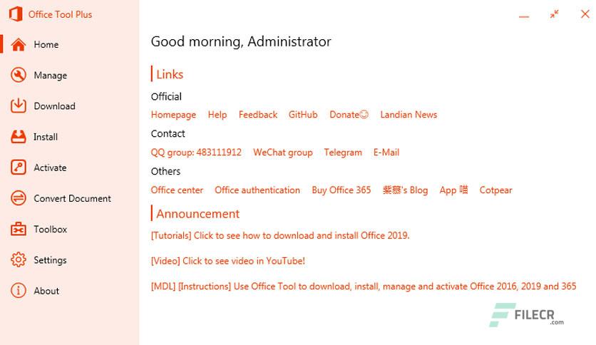 Office Tool Plus Free Download (Latest 2024) - FileCR