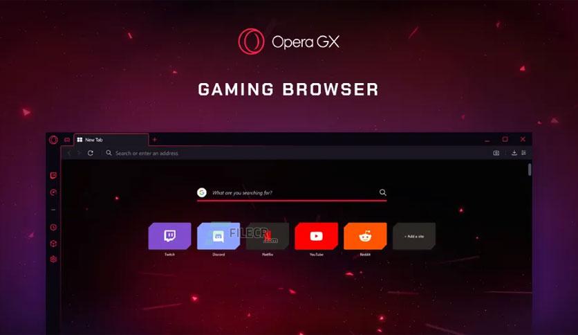 Opera GX Gaming Browser 64 Offline Installer Free Download