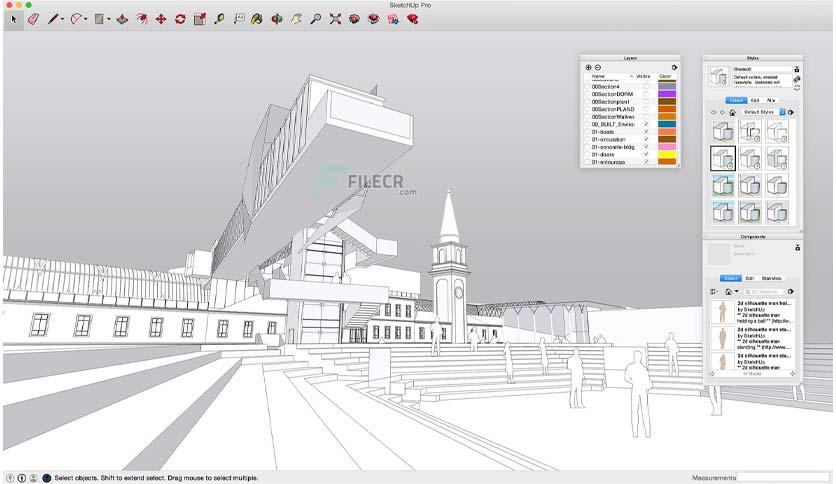 (유틸무료다운) SketchUp Pro 2024 v24.0.483