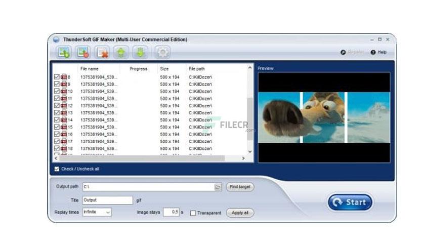 ThunderSoft GIF Maker 4.7 Free License: Create Animated GIFs