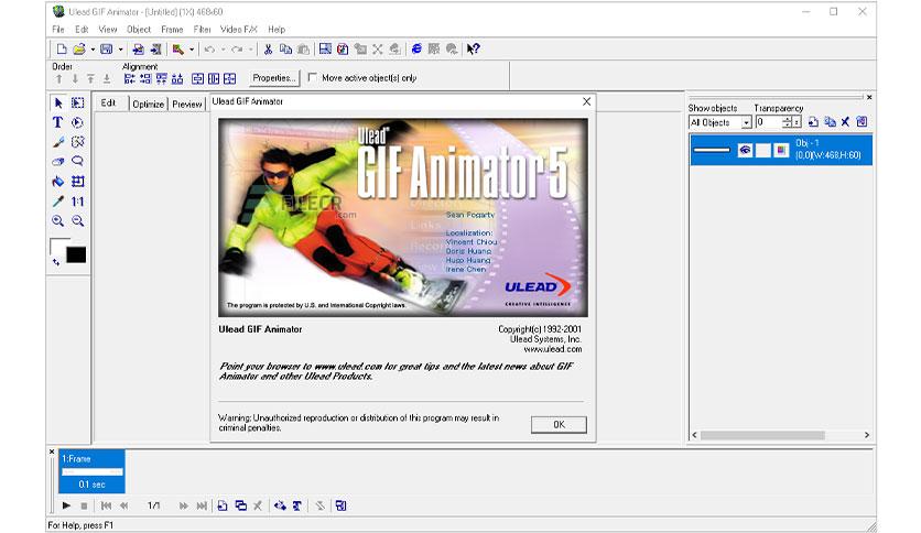 Easy GIF Animator screenshot and download at