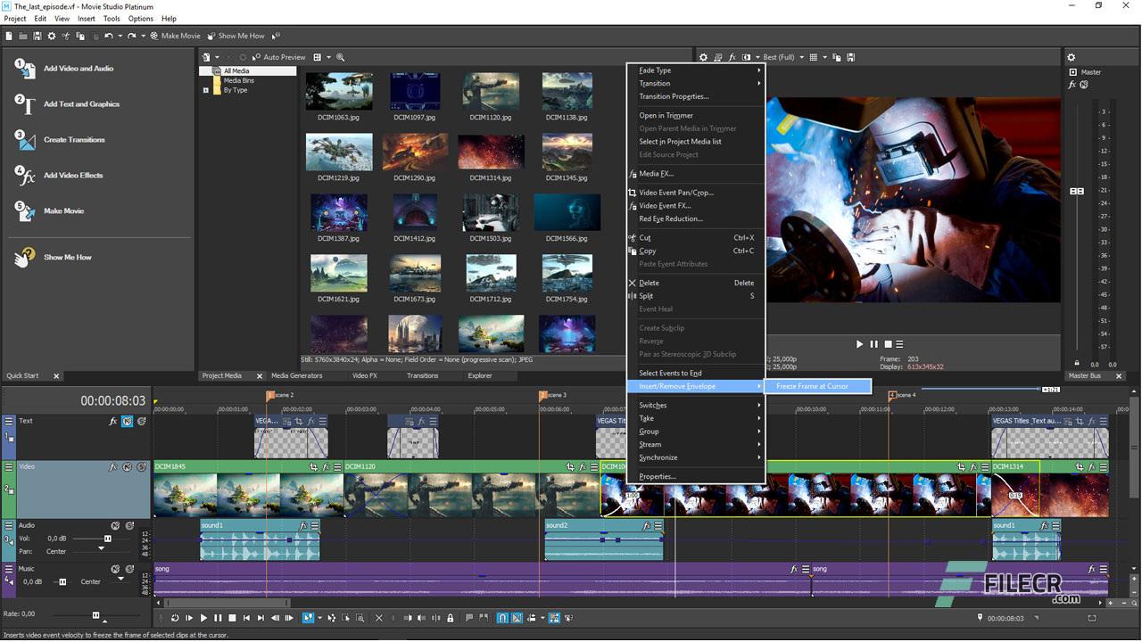 MAGIX Movie Studio 2024 Platinum: Creative video editing for everyone, Video editing program, Video editor, for Windows 10/11 PCs