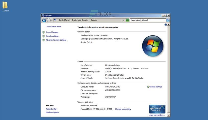 Windows server 2008 sp2