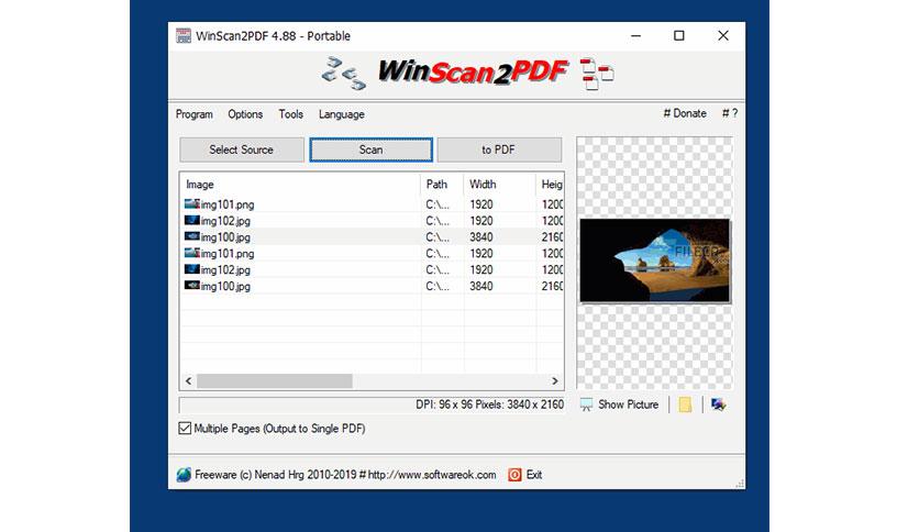 winscan2pdf