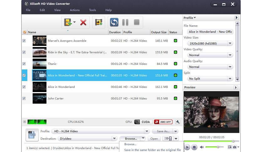 Xilisoft HD Video Converter 7.8.26 Free Download - FileCR