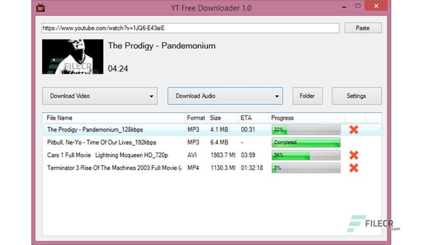 YT Video Downloader 11.18.6 Free Download - FileCR