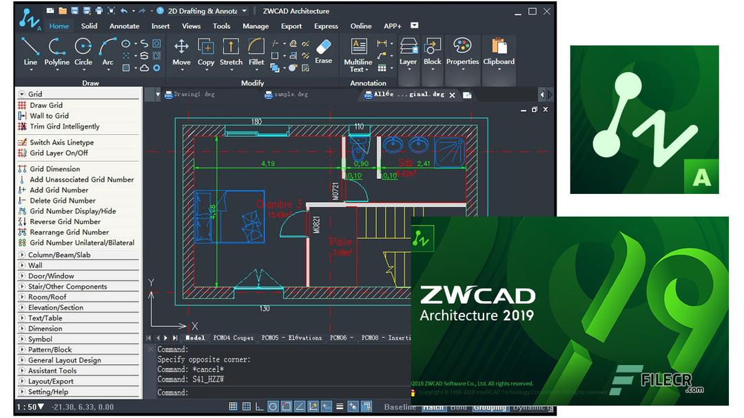 ZWCAD Architecture 2024 SP0 Free Download FileCR