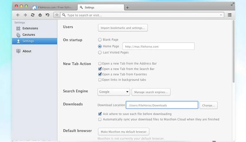 free download maxthon browser for mac