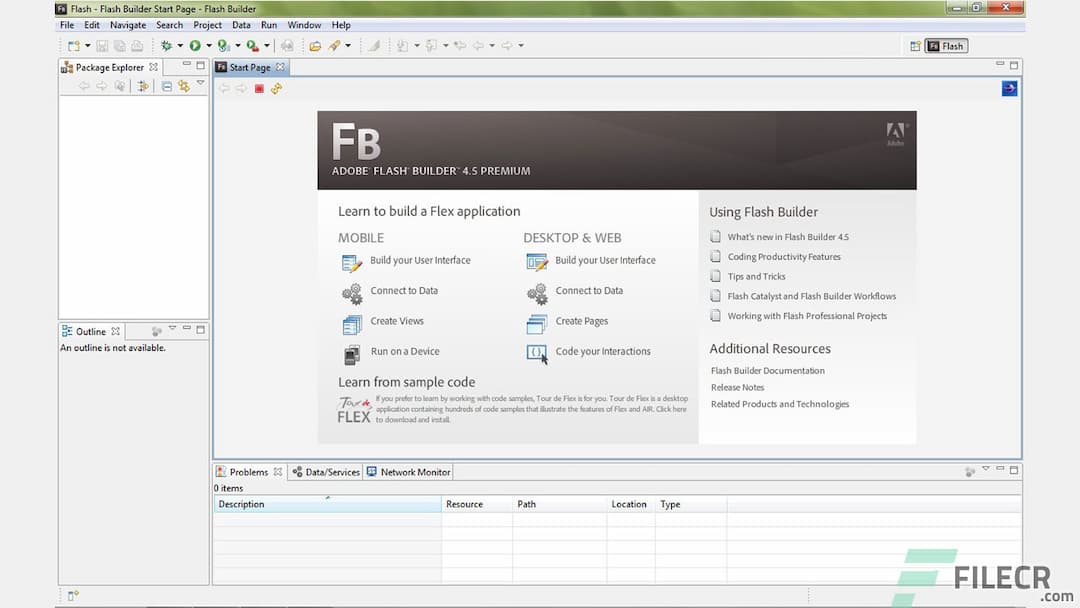 Adobe Flash Builder Premium 4.7 Free Download - FileCR