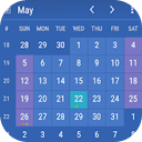 Calendar Widget – Month – Agenda v6.71
