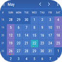 Calendar Widget - Month - Agenda 2025.09.15-303