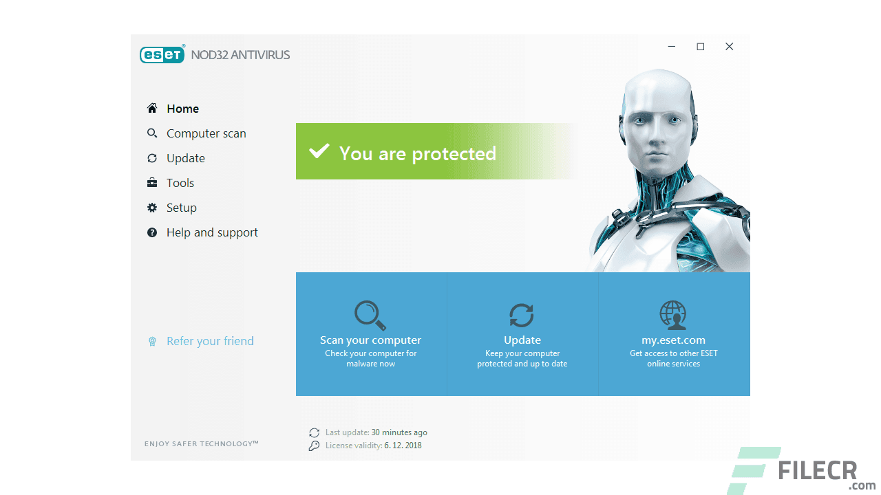 ESET NOD32 Antivirus 14.0.22.0 Free Download - FileCR