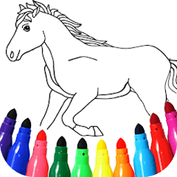 Horse coloring pages game v17.6.6