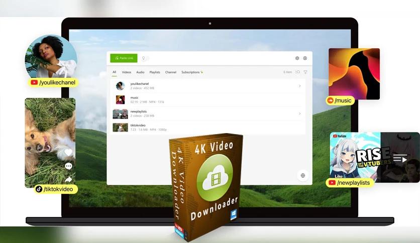 Giao diện phần mềm 4K Video Downloader+
