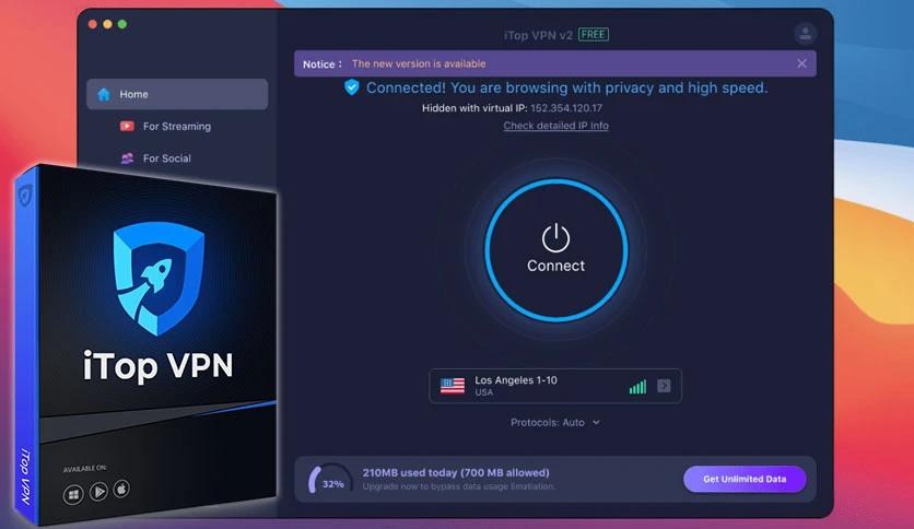 iTop VPN 5.2.2 Crack 2024 + License Key Free Download [Latest]