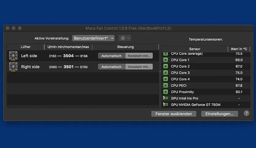 Macs Fan Control Pro for MacOS Download (Latest 2025) - FileCR