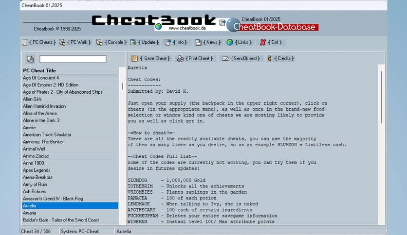 CheatBook Issue + CheatBook Database Download (Latest 2025) - FileCR