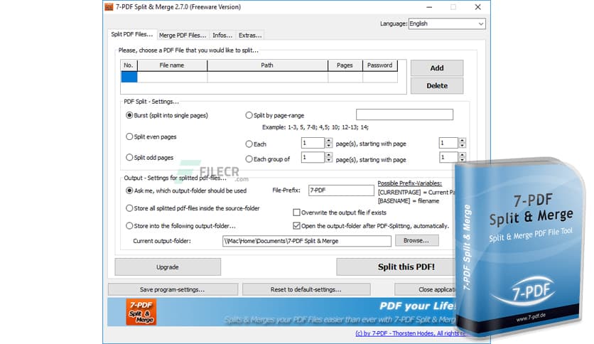7-PDF Split and Merge Pro 6.0.0.184 Free Download - FileCR