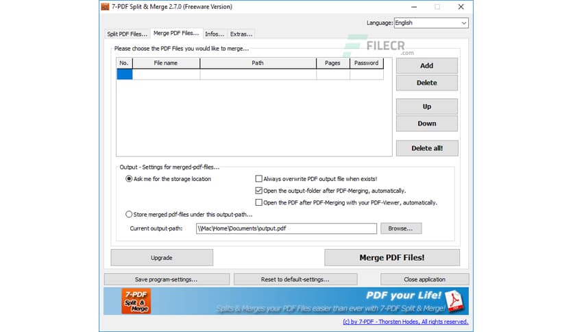7-PDF Split and Merge Pro 6.0.0.184 Free Download - FileCR
