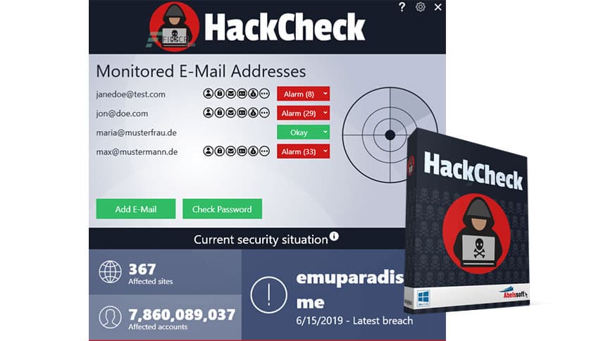 Abelssoft HackCheck 2026 v8.01.64992 Free Download - FileCR