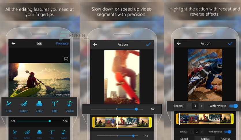 ActionDirector - Video Editing 7.12.5 Unlocked APK - FileCR