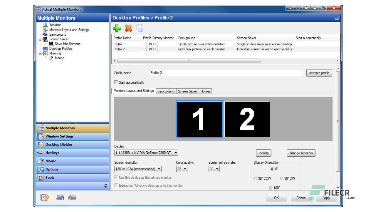 Actual Multiple Monitors 8.15.3 Free Download - FileCR