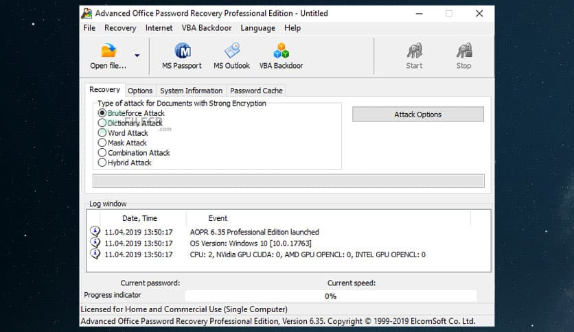 Elcomsoft Advanced Office Password Recovery Forensics 7.20.2665 - FileCR