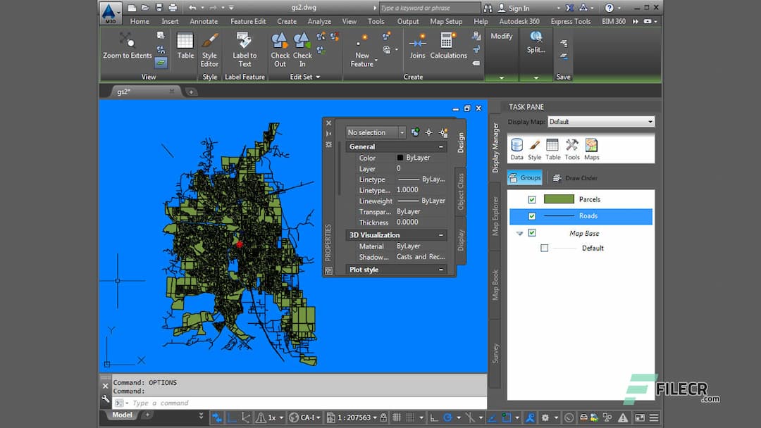 Autodesk AutoCAD Map 3D 2025.0.1 Free Download FileCR