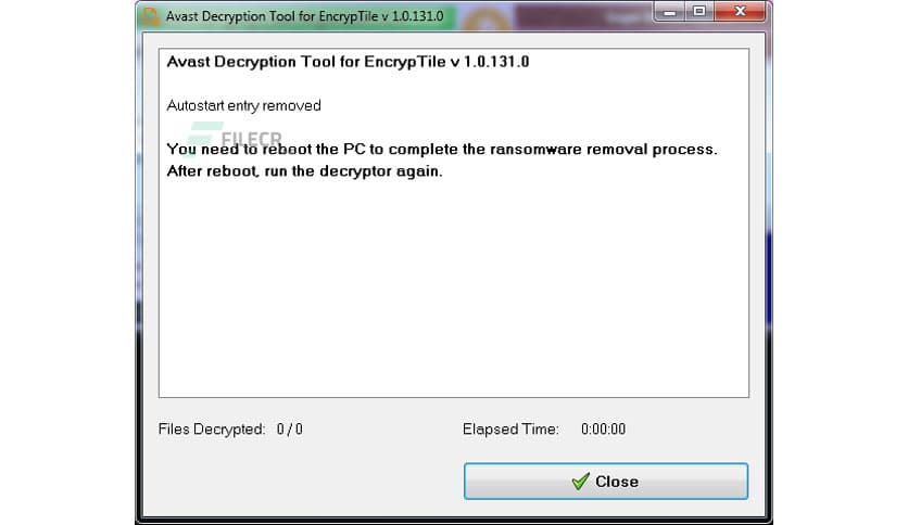 Avast Ransomware Decryption Tools 1.0.0.823 - FileCR